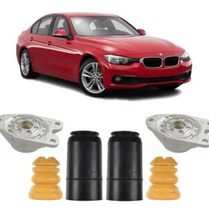 2 Coxim + Batente Coifa Traseiro Bmw 316i 2013 2014 2015