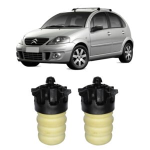 2 Batente Amortecedor Mola Traseira Citroen C3 2003 A 2011