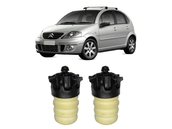 2 Batente Amortecedor Mola Traseira Citroen C3 2003 A 2011