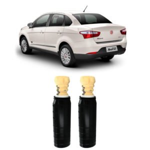 Kit 2 Reparo Batente Coifa Traseiro Grand Siena 2014 2015 16
