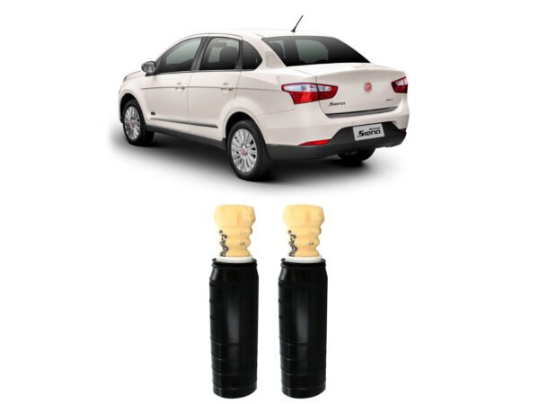 Kit 2 Reparo Batente Coifa Traseiro Grand Siena 2014 2015 16