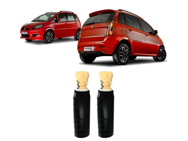Kit 2 Reparo Batente Coifa Traseiro Idea 2012 2013 2014 2015