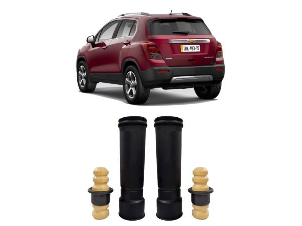 Par Batente Coifa Traseiro Chevrolet Tracker 2017 2018 2019