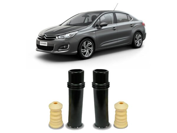 Kit Batente Coifa Amortecedor Traseiro C4 Lounge 2012 A 2019