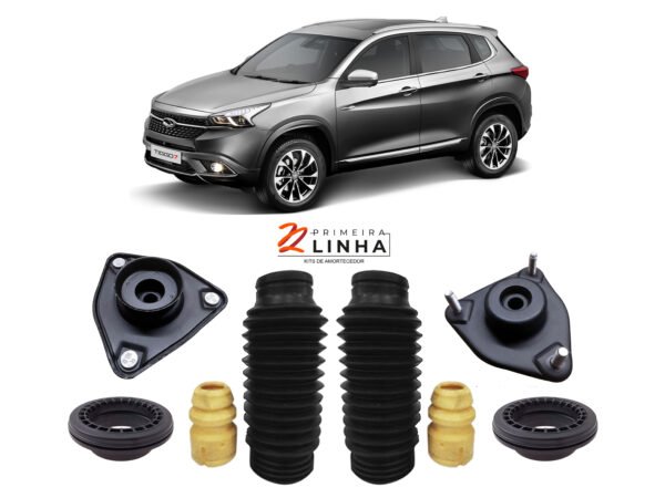 2 Kit Coxim Batente Dianteiro Chery Tiggo 7 2019 2020 2021