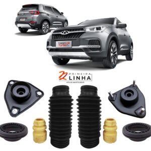 2 Kit Coxim Batente Dianteiro Chery Tiggo 5x 2019 2020 2021