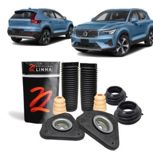 2 Coxim Batente Coifa Haste Dianteiro Volvo Xc40 2020 2021