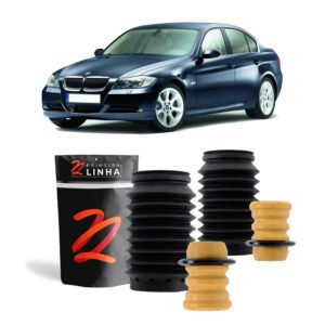 Kit 2 Coifa Batente Suspensão Dianteira Bmw 320i 2010 2011
