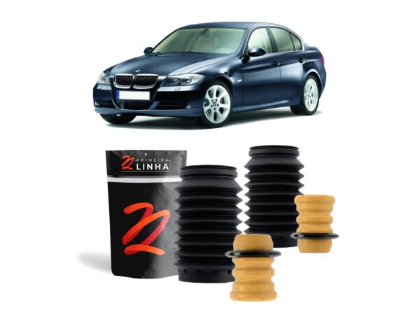 Kit 2 Coifa Batente Suspensão Dianteira Bmw 320i 2010 2011