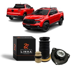 1 Kit Coxim Batente Dianteiro Fiat Toro 2016 2017 2018 2019