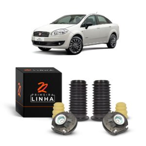 2 Kit Coxim Batente Dianteiro Linea 2008 2009 2010 2011 2016