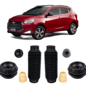Par Kit Batente Coxim Dianteiro Jac T40 2019 2020 2021 2022