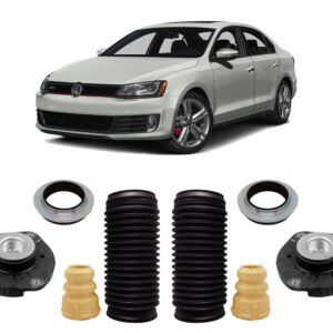 2 Kit Coxim Batente Coifa Dianteiro Jetta 2011 2012 2013 14