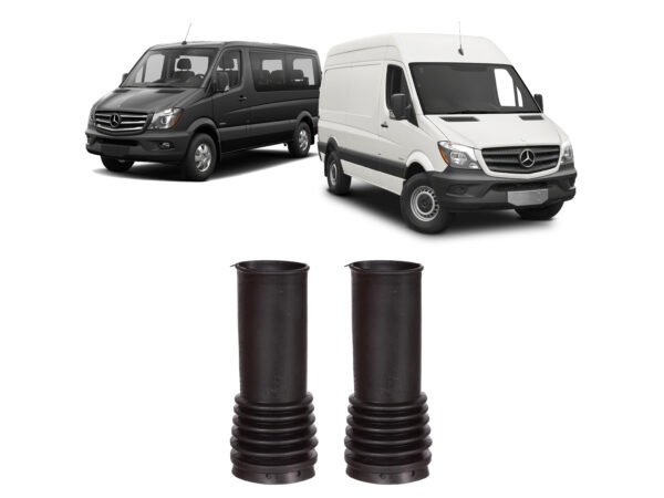 2 Coifa Guarda Pó Dianteiro Mercedes Sprinter 2006 2007 2008