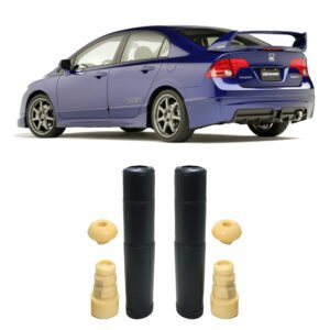 2 Kit Reparo Batente Traseiro Honda Civic 2007 2008 2009 10