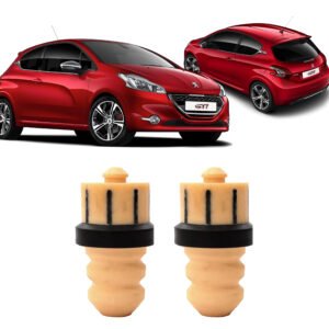 2 Batente Mola Suspensão Traseira Peugeot 208 2013 2014 2015