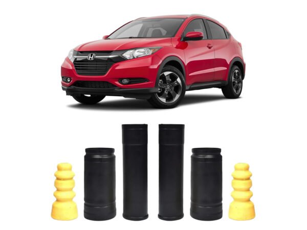 Kit 2 Reparo Batente Traseiro Honda Hrv 2015 2016 2017 2018