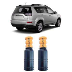 2 Batente E Coifa Suspensão Traseira Outlander 2007 2008 09