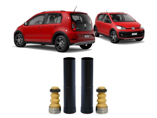 Batente Guarda Pó Traseiro Volkswagen Up 2017 2018 2019 2020