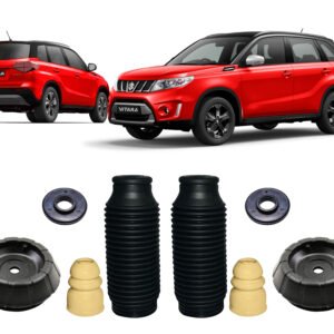 Par Kit Coxim Batente Suspensão Dianteira Vitara 2017 A 2020