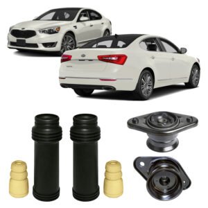 2 Kit Coxim Batente Traseiro Kia Cadenza 2010 2011 2012 2013