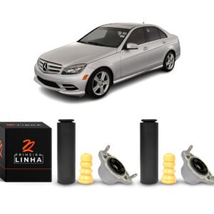 Par Kit Batente Coxim Traseiro Mercedes Benz C300 2011 2012