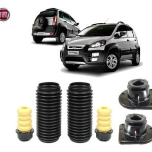 Par Kit Coxim Batente Dianteiro Fiat Idea 2008 2009 2010 11