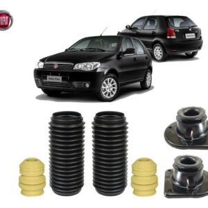 2 Kit Coxim Batente Dianteiro Palio 2005 2006 2007 2008 2009