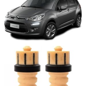 Par Batente Suspensão Traseira Citroen C3 2015 2016 2017 18