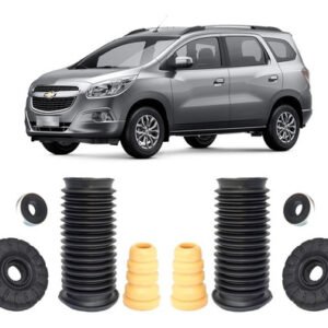 2 Kit Coxim Batente Dianteiro Chevrolet Spin 2013 2014 2015