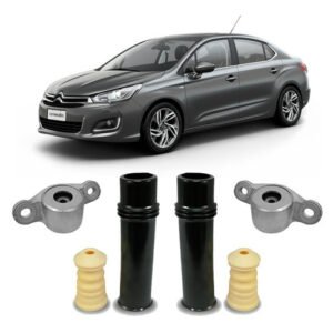 2 Kit Coxim Batente Traseiro Citroen C4 Lounge 2015 2016 17