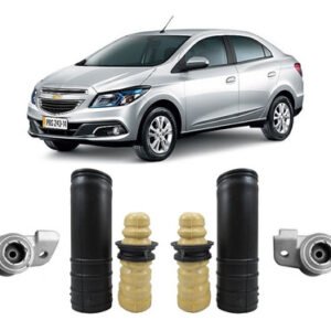 Kit Coxim Amortecedor Traseiro Prisma 2013 2014 2015 2016