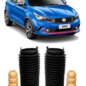 Par Batente Coifa Traseiro Fiat Argo 2017 2018 2019 2020
