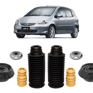 2 Kit Batente Suspensão Dianteira Honda Fit 2006 2007 2008