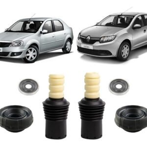 2 Kit Do Amortecedor Dianteiro Renault Logan 2007 2008 2009