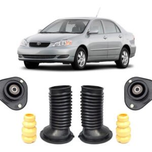 2 Kit Coxim Amortecedor Dianteiro Corolla 2005 2006 2007