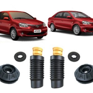 2 Kit Batente Suspensão Dianteira Etios 2016 2017 2018 2019