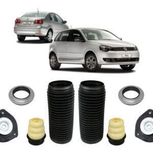 Kit Coxim Rolamento Batente Dianteiro Polo 2003 2004 2005 06