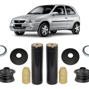 2 Coxim Batente Coifa Amortecedor Traseiro Corsa 1993 A 2003