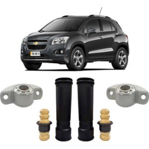 Par Kit Batente Coifa Coxim Traseiro Tracker 2016 2017 2018