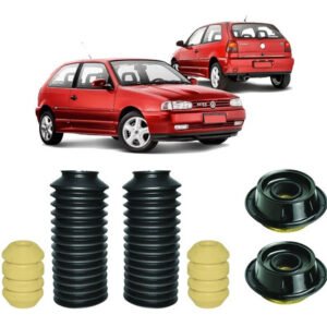 2 Kit Batente Suspensão Dianteira Vw Gol 1994 1995 1996 1997