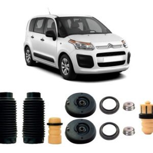Kit Batente Coxim Dianteiro Traseiro C3 Picasso 2012 2013 14