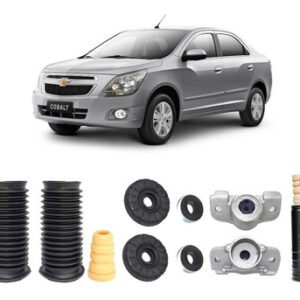 2 Kit Coxim Batente Dianteiro Traseiro Cobalt 2011 2012 2013