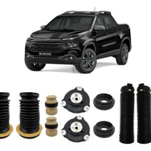 4 Kit Coxim Batente Dianteiro Traseiro Toro 2018 2019 2020