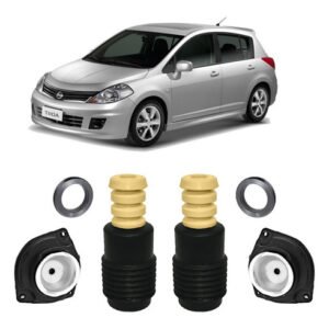 Kit Batente Suspensão Dianteira Tiida 2010 2011 2012 2013