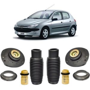 2 Kit Amortecedor Dianteiro Peugeot 206 1.4 1.6 2001 A 2009