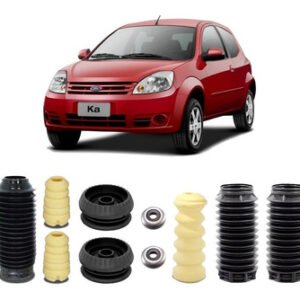 Kit Coxim Dianteiro + Batente Traseiro Ford Ka 2007 2008 09