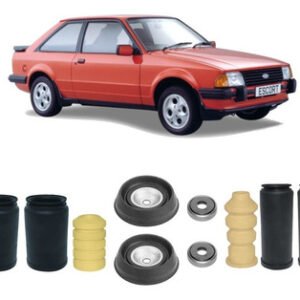 4 Kit Coxim Dianteiro + Batente Traseiro Escort 1983 1984 85