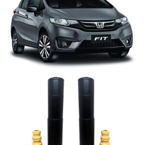 2 Batente Reparo Guarda Pó Traseiro Honda Fit 2009 2010 2011