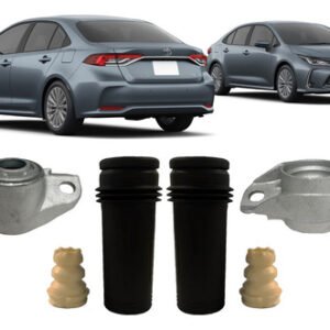 2 Kit Coxim Batente Coifa Traseira Corolla 2022 2023 2024